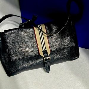 Burberry Black Pebbles Leather Bag